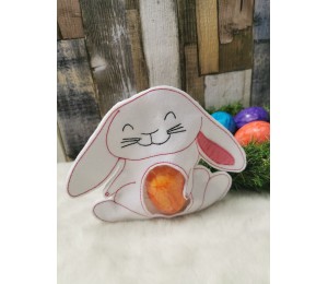 Stickdatei ITH - Bauchhase Hase für Süßigkeiten